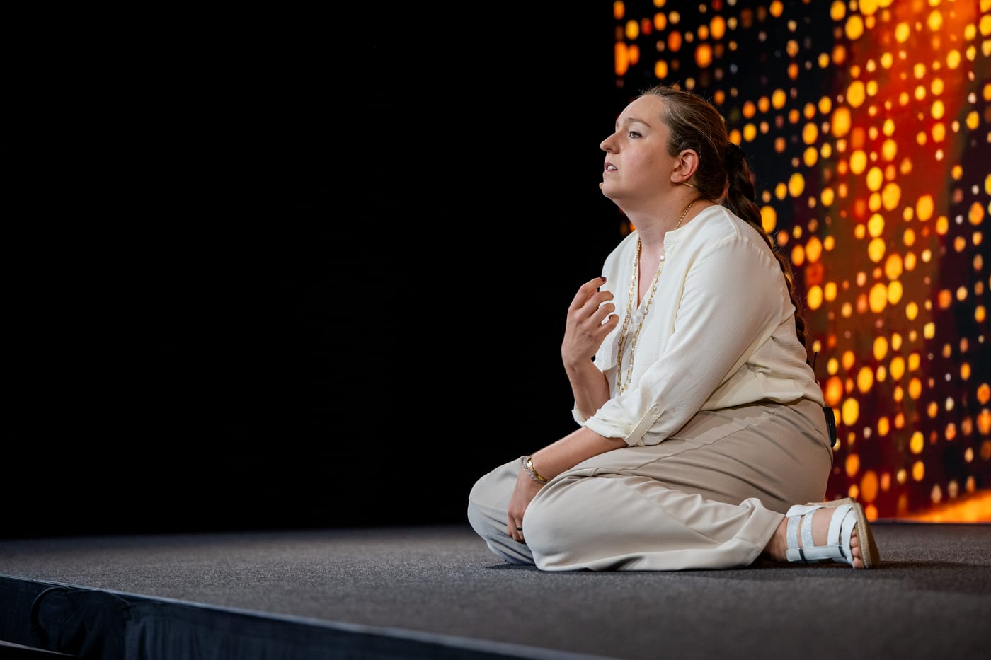 Jacqueline Matheis auf der Bühne